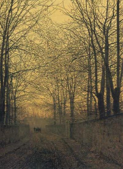 Atkinson Grimshaw October Gold oil painting image